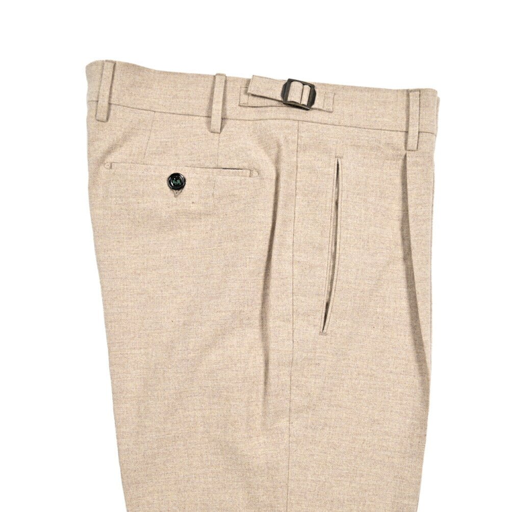 BERWICH "RETRO" コットンフランネル ワンタックパンツ｜433492-46｜GUARDAROBA MILANO OFFICIAL STORE