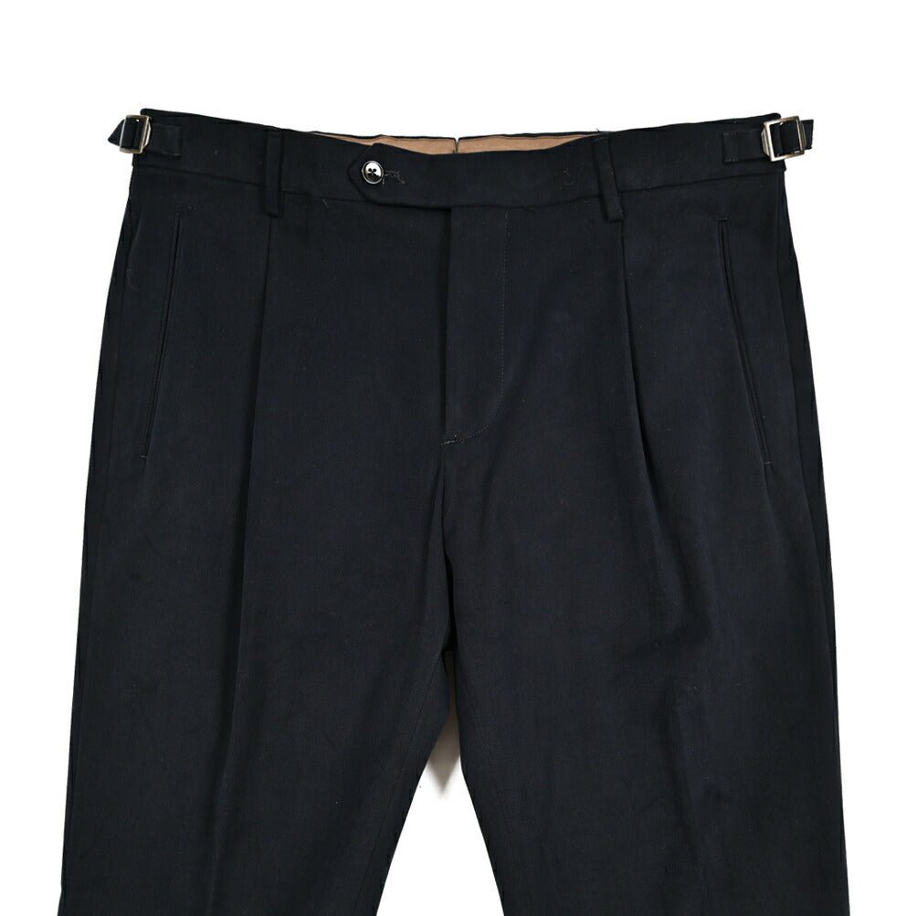 BERWICH "RETRO" ストレッチコットン ワンタックパンツ｜433693-50｜GUARDAROBA MILANO OFFICIAL STORE