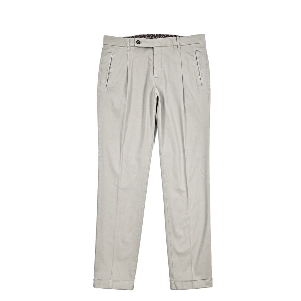 BERWICH "RETRO" リヨセル混コットン ワンタックスラックス｜433711-48｜GUARDAROBA MILANO OFFICIAL STORE