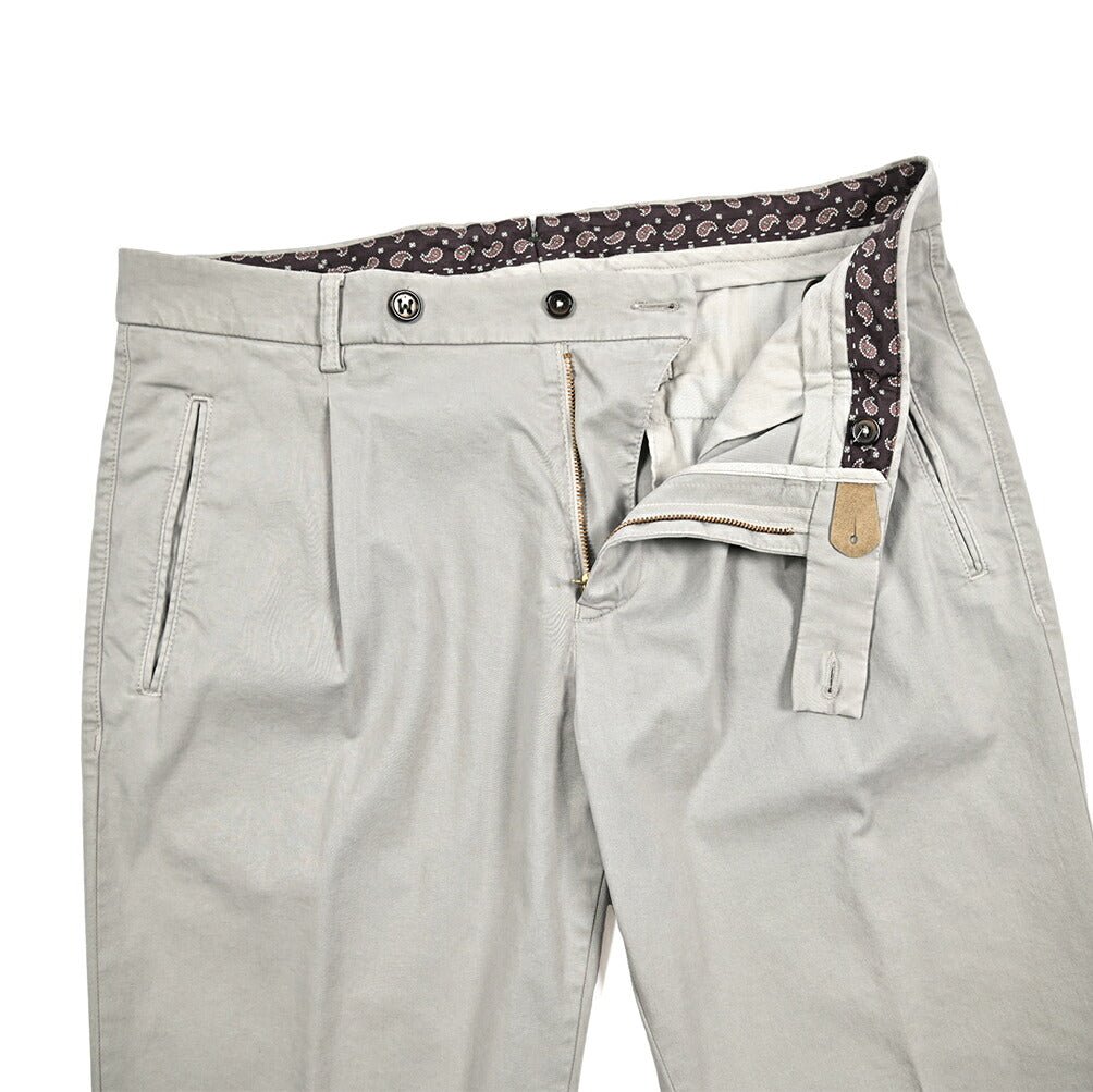 BERWICH "RETRO" リヨセル混コットン ワンタックスラックス｜433711-48｜GUARDAROBA MILANO OFFICIAL STORE