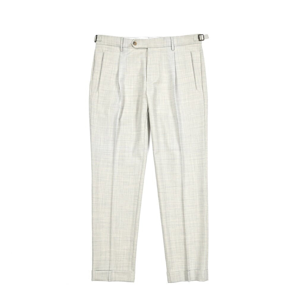 BERWICH "RETRO" ストレッチウール ワンタックスラックス｜433990-48｜GUARDAROBA MILANO OFFICIAL STORE