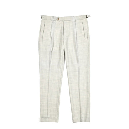 BERWICH "RETRO" ストレッチウール ワンタックスラックス｜433990-48｜GUARDAROBA MILANO OFFICIAL STORE
