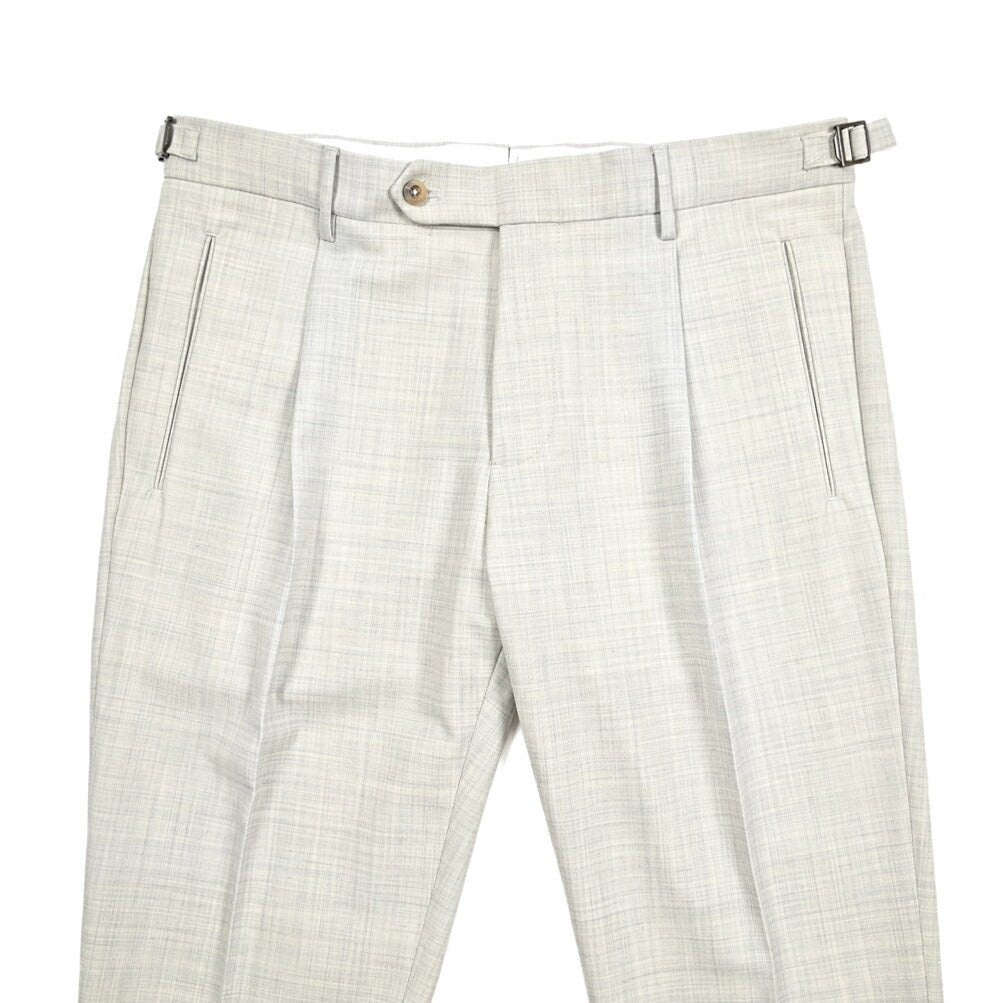 BERWICH "RETRO" ストレッチウール ワンタックスラックス｜433990-48｜GUARDAROBA MILANO OFFICIAL STORE
