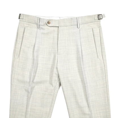 BERWICH "RETRO" ストレッチウール ワンタックスラックス｜433990-48｜GUARDAROBA MILANO OFFICIAL STORE