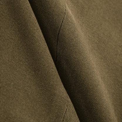 BERWICH “RETRO” ストレッチコットン ワンタックパンツ カーキグリーン(army) 44 | GUARDAROBA MILANO OFFICIAL STORE