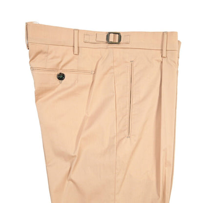 BERWICH “RETRO” ストレッチコットン ワンタックパンツ ベージュ(beige) 46 | GUARDAROBA MILANO OFFICIAL STORE