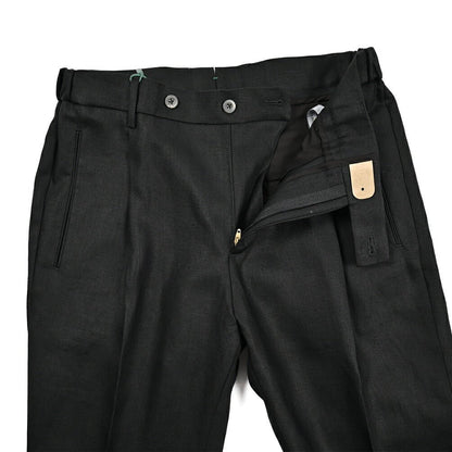 BERWICH "RETRO ELAX" リネン100% ワンタックスラックス｜424693 - 46｜GUARDAROBA MILANO OFFICIAL STORE