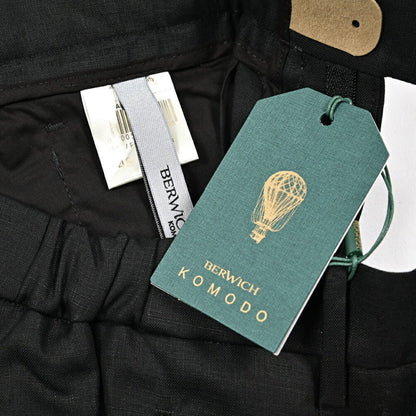 BERWICH "RETRO ELAX" リネン100% ワンタックスラックス｜424693 - 46｜GUARDAROBA MILANO OFFICIAL STORE