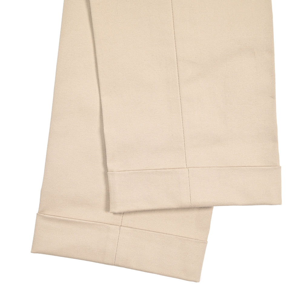BERWICH “RETRO ELAX” ストレッチコットン ワンタックチノパンツ ベージュ(sand) 46 | GUARDAROBA MILANO OFFICIAL STORE