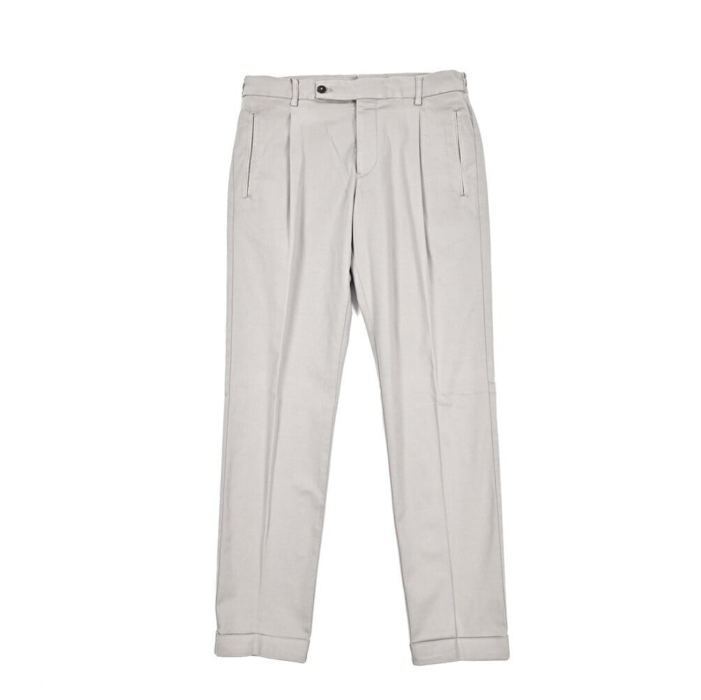 BERWICH "RETRO ELAX GD" リヨセル混コットン ワンタックストレッチパンツ｜425457 - 44｜GUARDAROBA MILANO OFFICIAL STORE