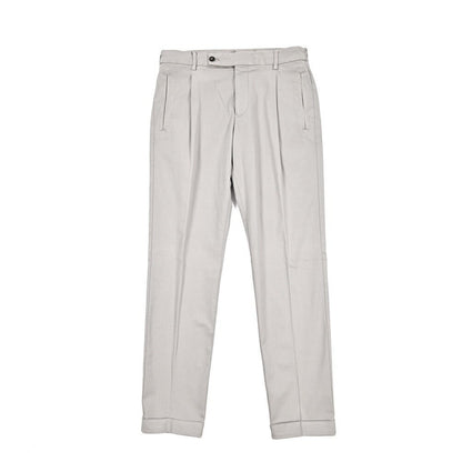 BERWICH "RETRO ELAX GD" リヨセル混コットン ワンタックストレッチパンツ｜425457 - 44｜GUARDAROBA MILANO OFFICIAL STORE