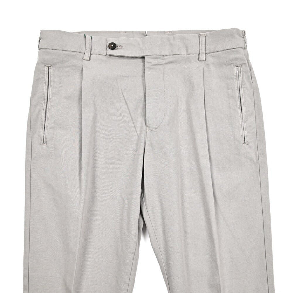 BERWICH "RETRO ELAX GD" リヨセル混コットン ワンタックストレッチパンツ｜425457 - 44｜GUARDAROBA MILANO OFFICIAL STORE