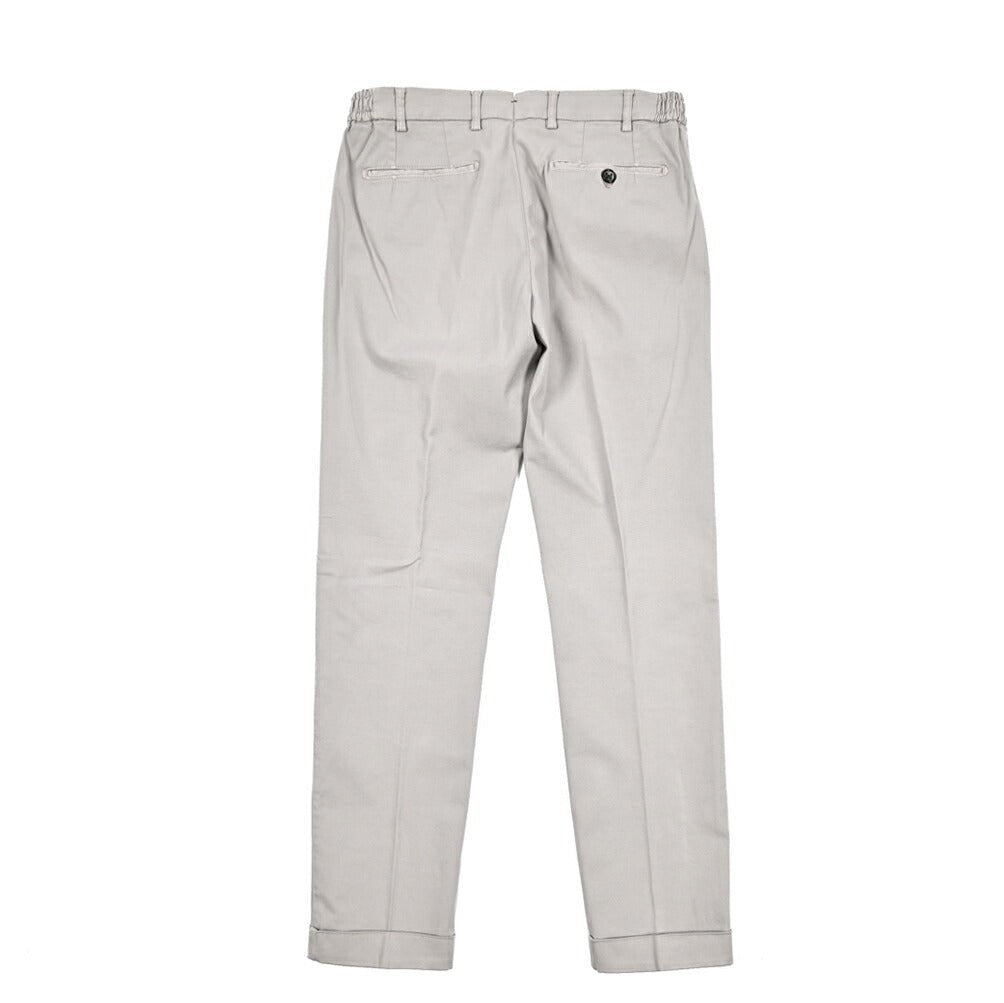 BERWICH "RETRO ELAX GD" リヨセル混コットン ワンタックストレッチパンツ｜425457 - 44｜GUARDAROBA MILANO OFFICIAL STORE