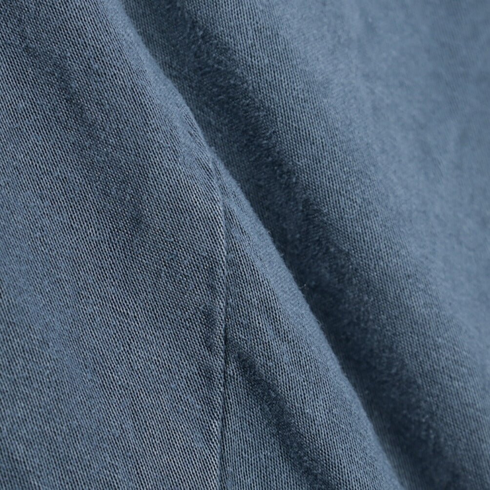 BERWICH “RETRO ELAX-GD” リネン混 ワンタックスラックス ネイビー(blue13) 44 | GUARDAROBA MILANO OFFICIAL STORE