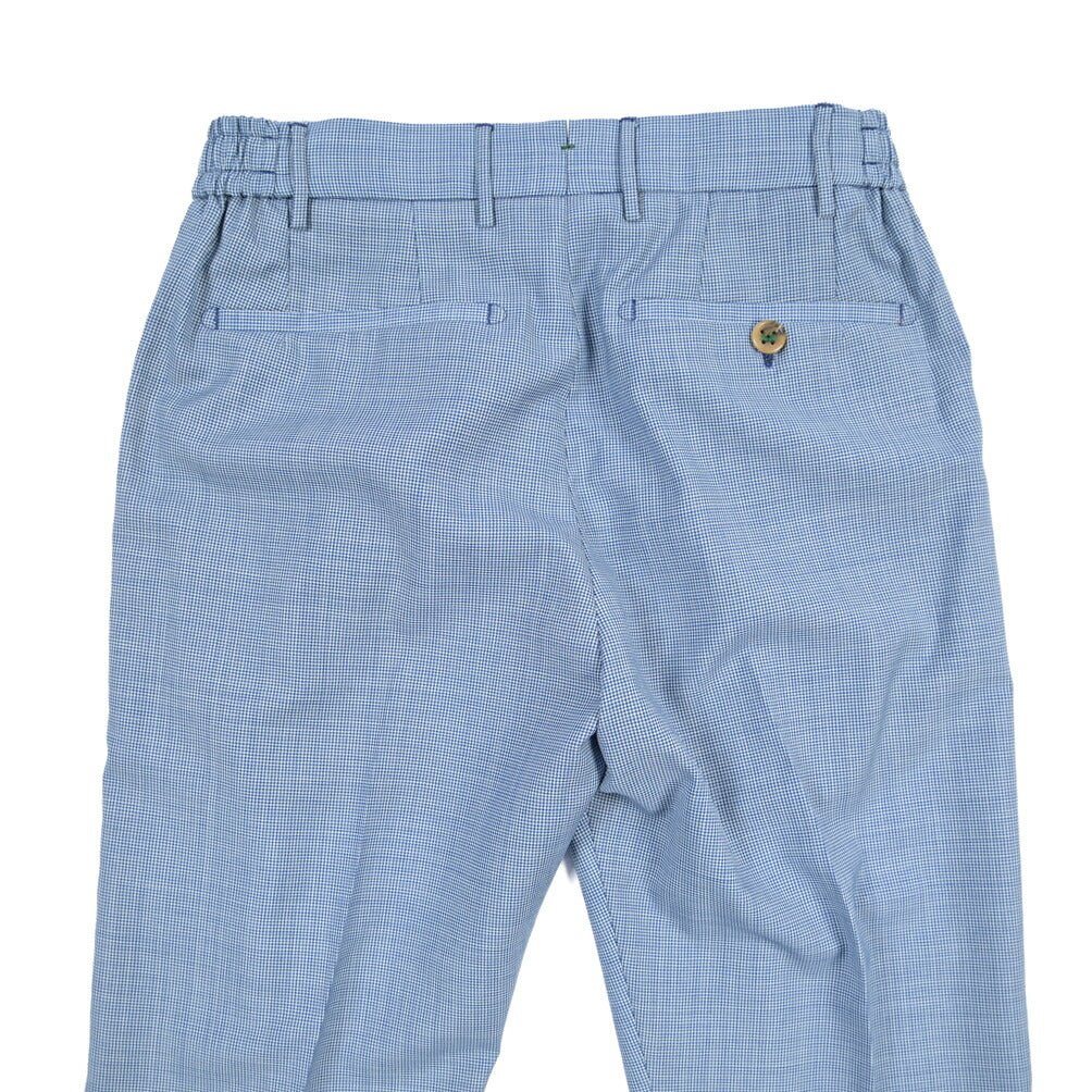 BERWICH “RETRO ELAX” SUPER 110'S ヴァージンウール100% ワンタックスラックス ブルー(royal) 44 | GUARDAROBA MILANO OFFICIAL STORE
