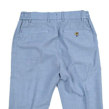 BERWICH “RETRO ELAX” SUPER 110'S ヴァージンウール100% ワンタックスラックス ブルー(royal) 44 | GUARDAROBA MILANO OFFICIAL STORE