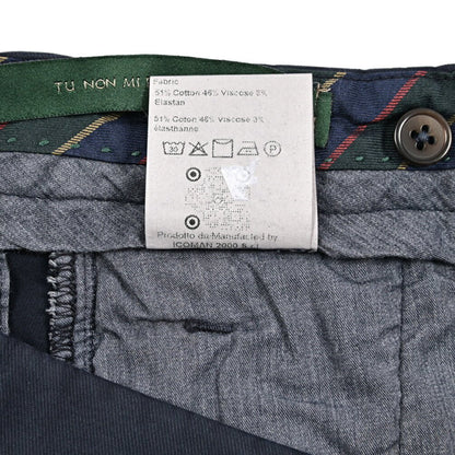 BERWICH "RETRO GD" ストレッチコットン ワンタックチノパンツ｜434046-44｜GUARDAROBA MILANO OFFICIAL STORE