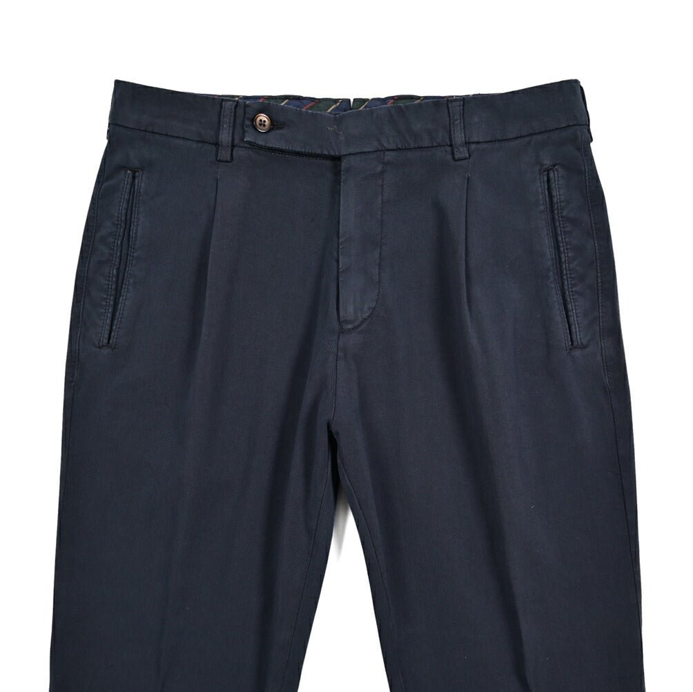 BERWICH "RETRO GD" ストレッチコットン ワンタックチノパンツ｜434046-44｜GUARDAROBA MILANO OFFICIAL STORE