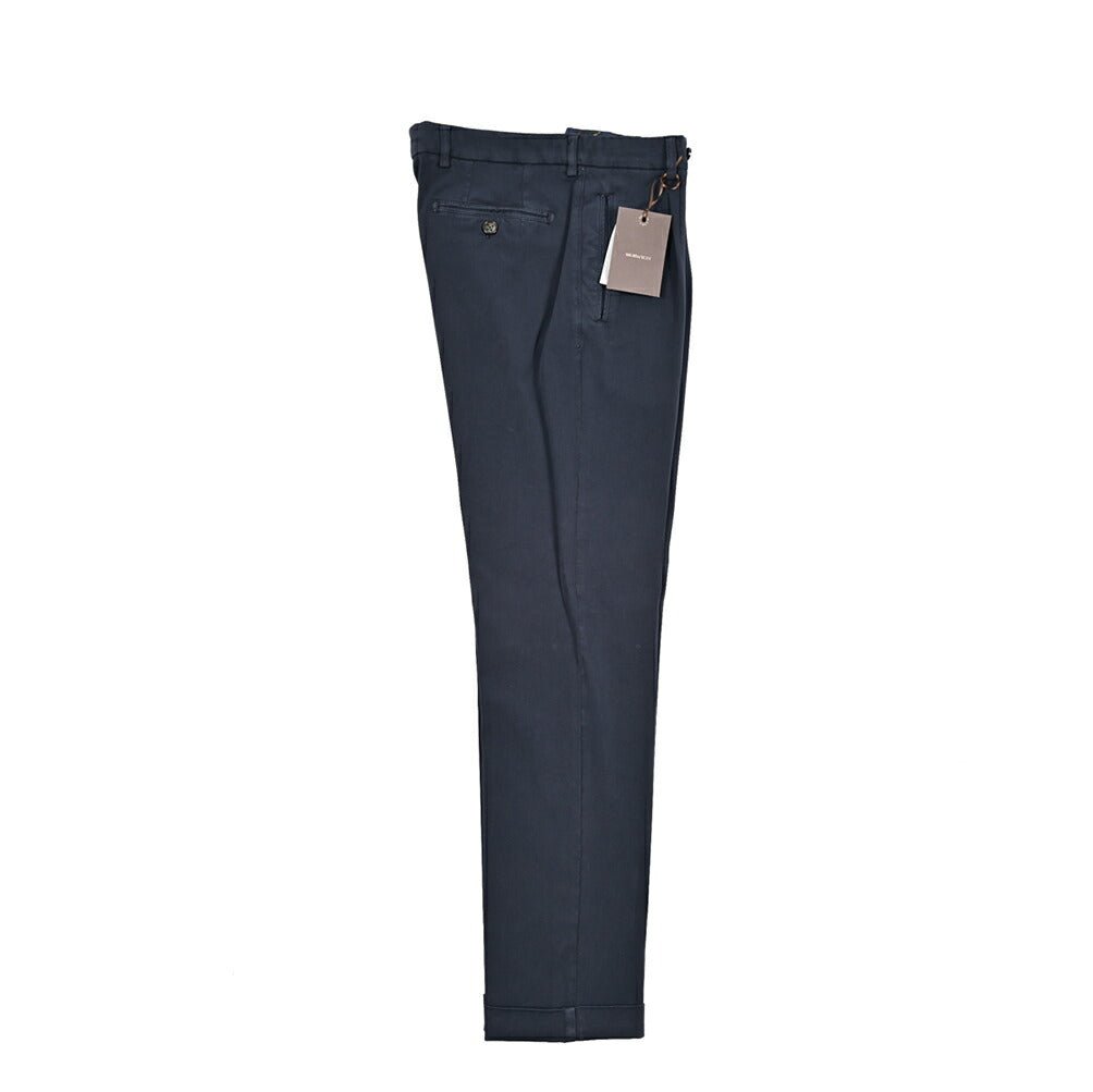 BERWICH "RETRO GD" ストレッチコットン ワンタックチノパンツ｜434046-44｜GUARDAROBA MILANO OFFICIAL STORE