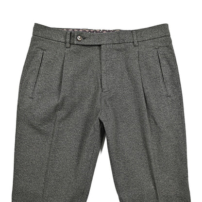 BERWICH “RETRO-GD” ストレッチコットン ワンタックパンツ グレージュ(beige208) 46 | GUARDAROBA MILANO OFFICIAL STORE