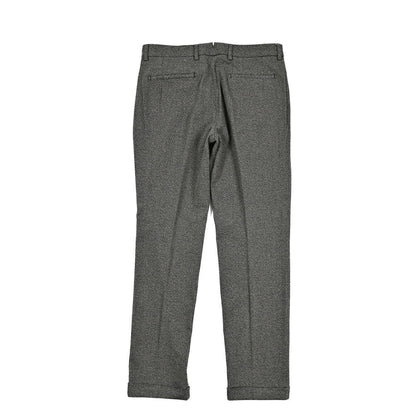 BERWICH “RETRO-GD” ストレッチコットン ワンタックパンツ グレージュ(beige208) 46 | GUARDAROBA MILANO OFFICIAL STORE