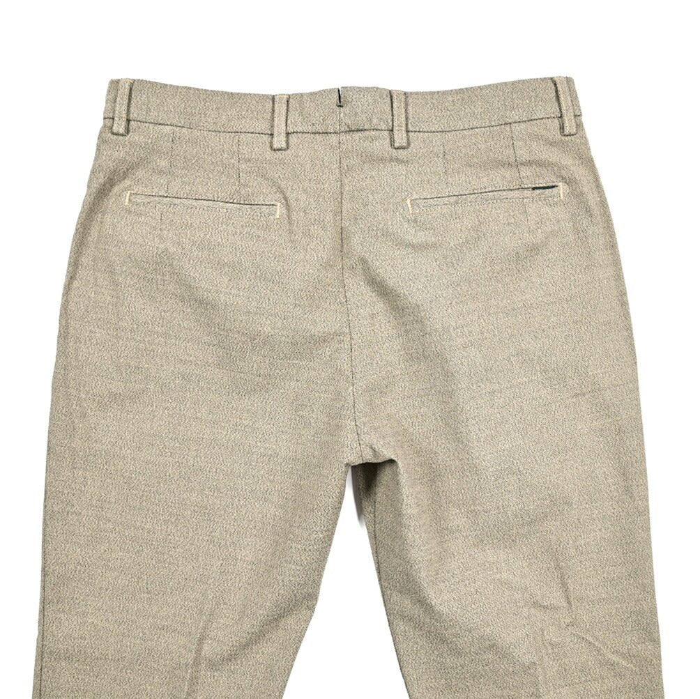 BERWICH “RETRO-GD” ビスコース混コットン ワンタックパンツ ベージュ(beige208) 44 | GUARDAROBA MILANO OFFICIAL STORE