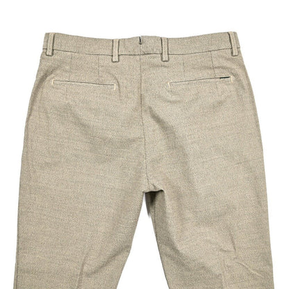BERWICH “RETRO-GD” ビスコース混コットン ワンタックパンツ ベージュ(beige208) 44 | GUARDAROBA MILANO OFFICIAL STORE