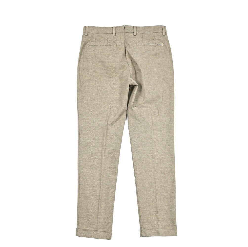 BERWICH “RETRO-GD” ビスコース混コットン ワンタックパンツ ベージュ(beige208) 44 | GUARDAROBA MILANO OFFICIAL STORE