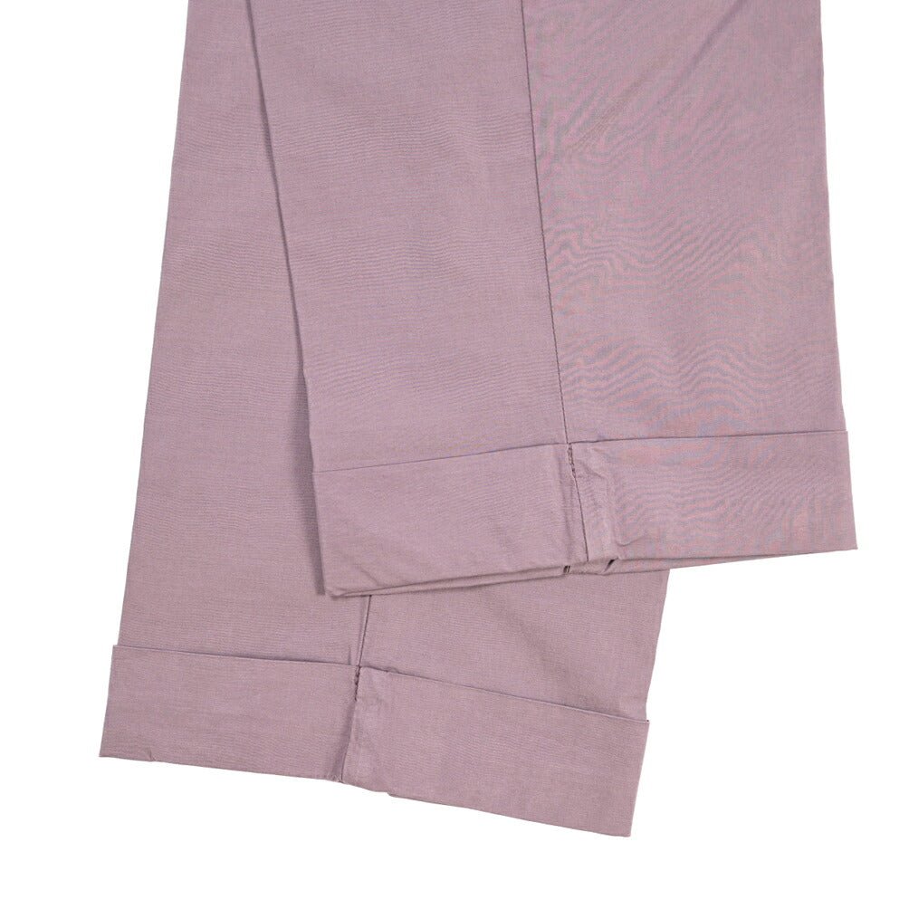 BERWICH “RETRO-GD” リヨセル混コットン ワンタックパンツ パープル(cipolla502) 48 | GUARDAROBA MILANO OFFICIAL STORE