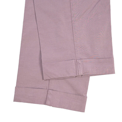 BERWICH “RETRO-GD” リヨセル混コットン ワンタックパンツ パープル(cipolla502) 48 | GUARDAROBA MILANO OFFICIAL STORE