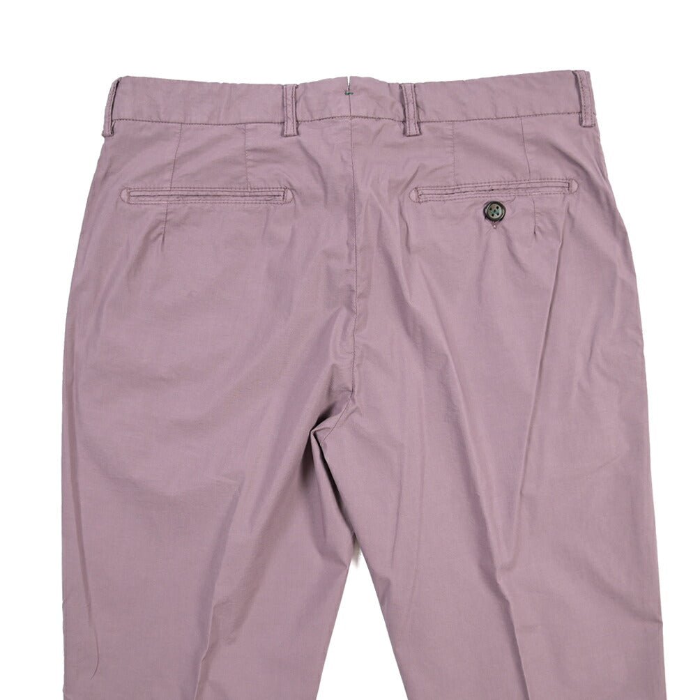 BERWICH “RETRO-GD” リヨセル混コットン ワンタックパンツ パープル(cipolla502) 48 | GUARDAROBA MILANO OFFICIAL STORE