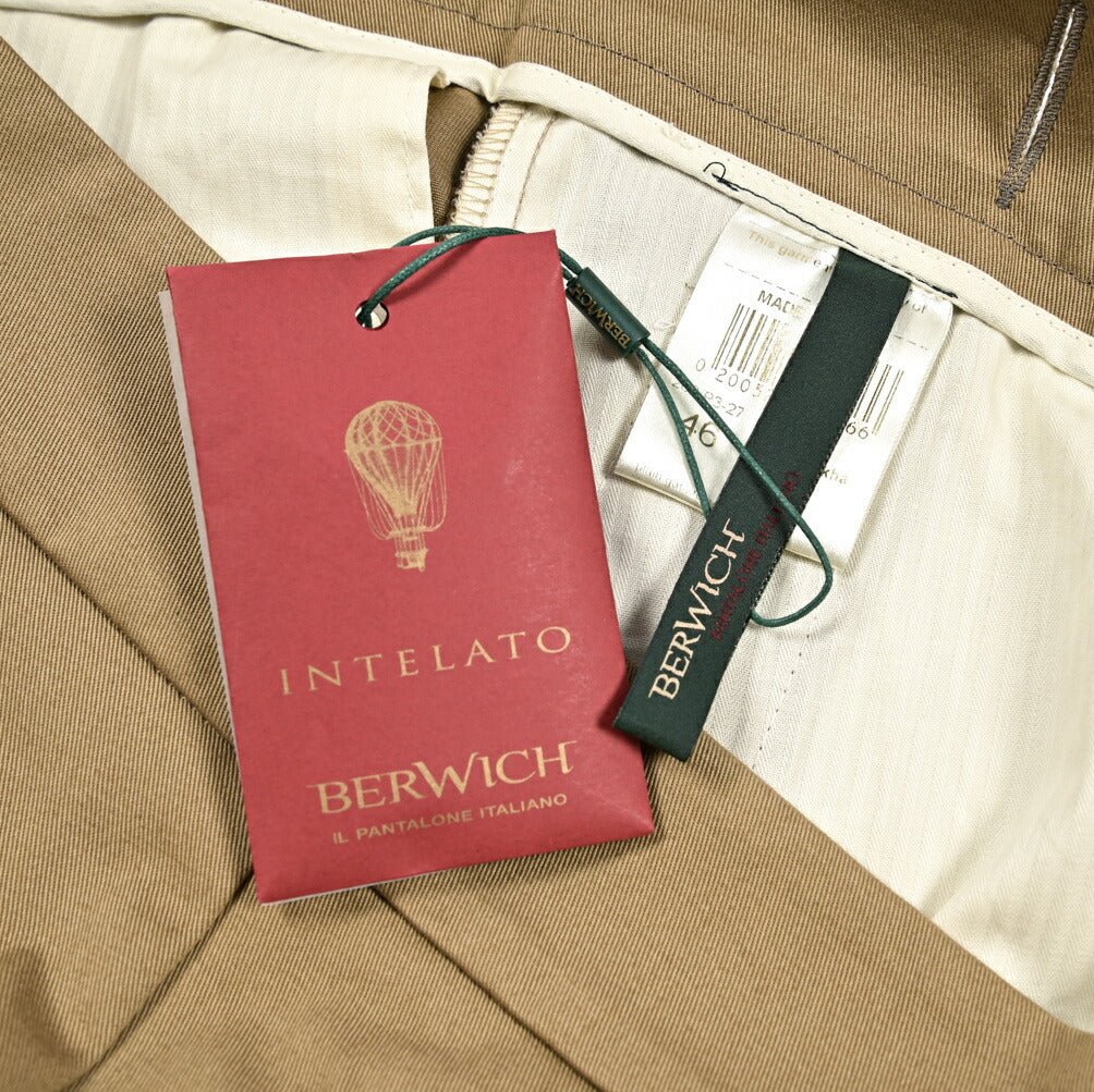 BERWICH "RETRO GURKHA" コットン100% グルカパンツ｜425308 - 46｜GUARDAROBA MILANO OFFICIAL STORE