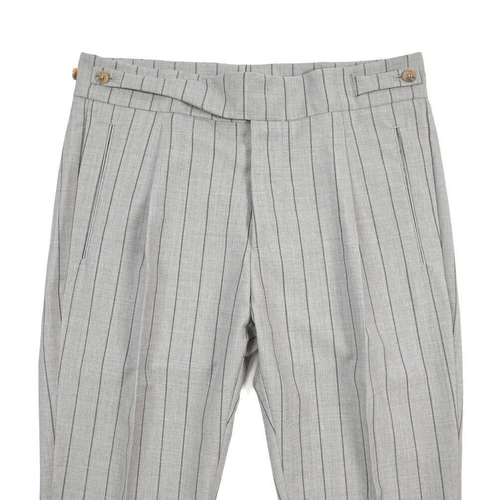 BERWICH “RETRO GURKHA” ヴァージンウール100% グルカパンツ グレー(grey) 48 | GUARDAROBA MILANO OFFICIAL STORE
