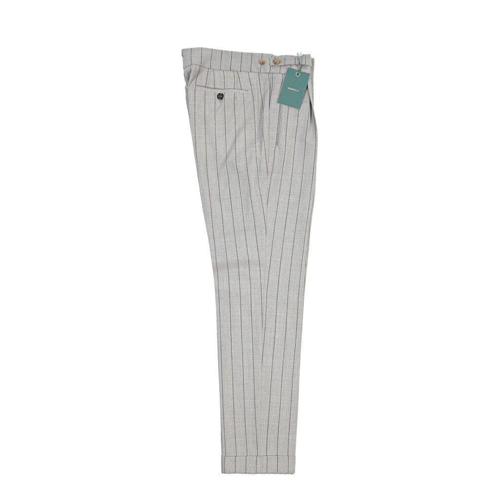 BERWICH “RETRO GURKHA” ヴァージンウール100% グルカパンツ グレー(grey) 48 | GUARDAROBA MILANO OFFICIAL STORE