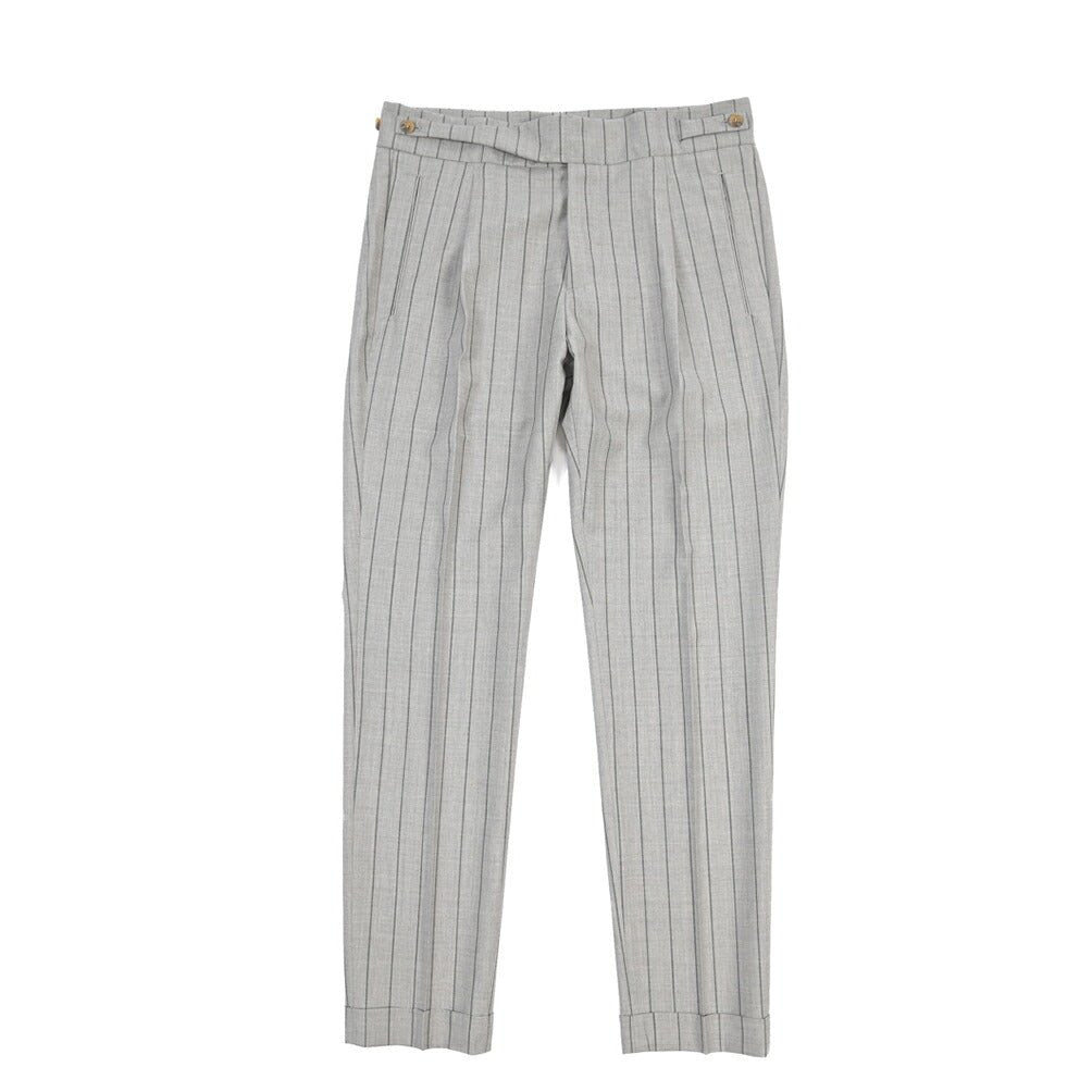 BERWICH “RETRO GURKHA” ヴァージンウール100% グルカパンツ グレー(grey) 48 | GUARDAROBA MILANO OFFICIAL STORE