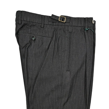BERWICH "RETRO LONG" コットン100% ライトオンスデニム ワンタックスラックス｜424560 - 46｜GUARDAROBA MILANO OFFICIAL STORE