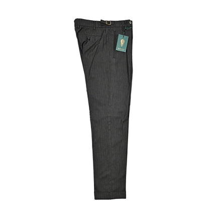 BERWICH "RETRO LONG" コットン100% ライトオンスデニム ワンタックスラックス｜424560 - 46｜GUARDAROBA MILANO OFFICIAL STORE