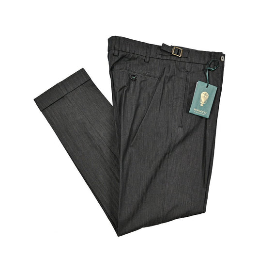 BERWICH "RETRO LONG" コットン100% ライトオンスデニム ワンタックスラックス｜424560 - 46｜GUARDAROBA MILANO OFFICIAL STORE