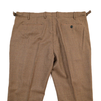 BERWICH “RETRO LONG” ヴァージンウール100% ワンタックスラックス ブラウン(tobbacco) 56 | GUARDAROBA MILANO OFFICIAL STORE