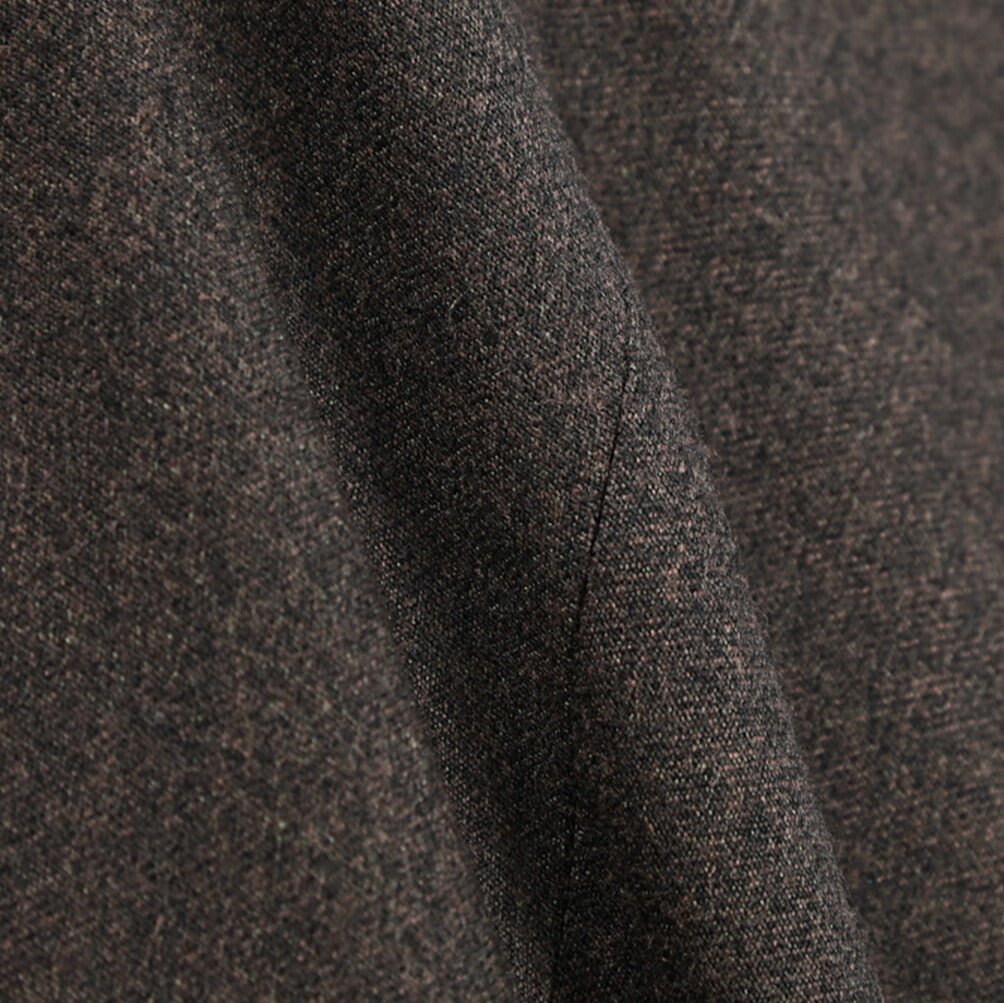 BERWICH “RETRO LONG” ヴァージンウール100% ワンタックスラックス ブラウン(brown) 46 | GUARDAROBA MILANO OFFICIAL STORE