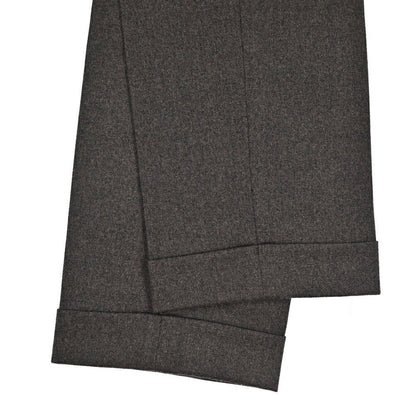 BERWICH “RETRO LONG” ヴァージンウール100% ワンタックスラックス ブラウン(brown) 46 | GUARDAROBA MILANO OFFICIAL STORE