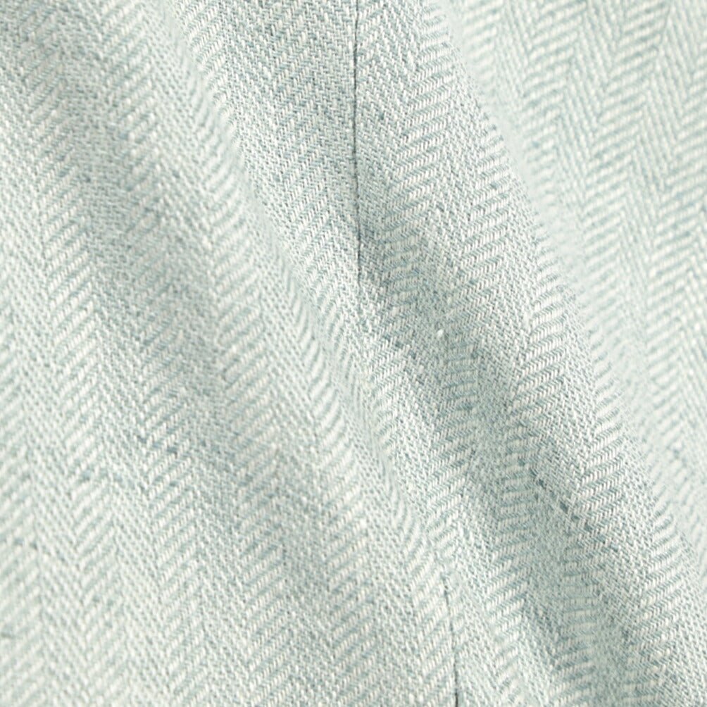 BERWICH “RETRO LONG” リネン100% ワンタックスラックス ライトグリーン(water green) 46 | GUARDAROBA MILANO OFFICIAL STORE