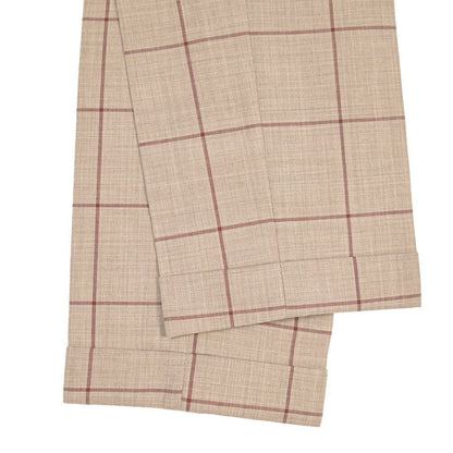 BERWICH “RETRO LONG” ヴァージンウール100% ワンタックスラックス ブラウン(tobacco) 50 | GUARDAROBA MILANO OFFICIAL STORE