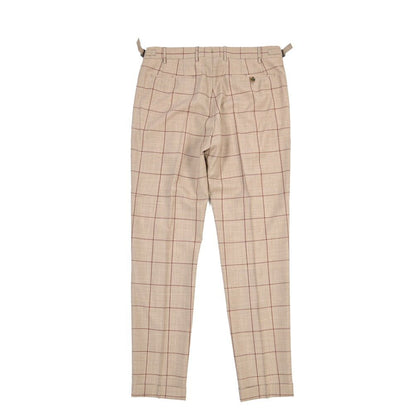 BERWICH “RETRO LONG” ヴァージンウール100% ワンタックスラックス ブラウン(tobacco) 50 | GUARDAROBA MILANO OFFICIAL STORE