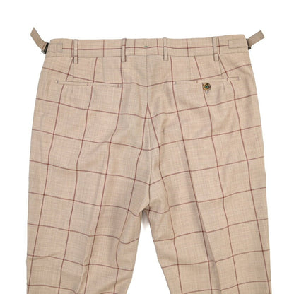 BERWICH “RETRO LONG” ヴァージンウール100% ワンタックスラックス ブラウン(tobacco) 50 | GUARDAROBA MILANO OFFICIAL STORE