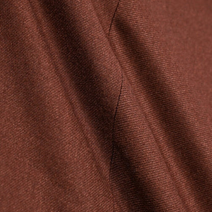 BERWICH “RETRO LONG” ヴァージンウール100% ワンタックスラックス / CANONICO製生地 ワインレッド(red tobacco) 50 | GUARDAROBA MILANO OFFICIAL STORE