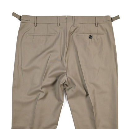 BERWICH “RETRO LONG” ウール100% ワンタックスラックス / CANONICO製生地 グレージュ(greige) 52 | GUARDAROBA MILANO OFFICIAL STORE