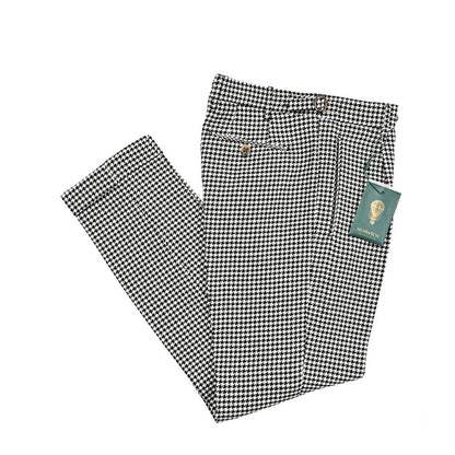 BERWICH "RETRO LONG" リネン混コットン ワンタックスラックス｜424456 - 44｜GUARDAROBA MILANO OFFICIAL STORE