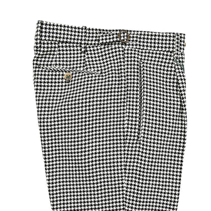 BERWICH "RETRO LONG" リネン混コットン ワンタックスラックス｜424456 - 44｜GUARDAROBA MILANO OFFICIAL STORE