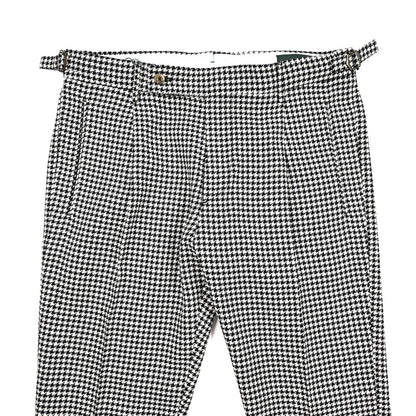 BERWICH "RETRO LONG" リネン混コットン ワンタックスラックス｜424456 - 44｜GUARDAROBA MILANO OFFICIAL STORE